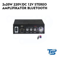 STEREO MİNİ AMPLİFİKATÖR BLUETOOTH’LU